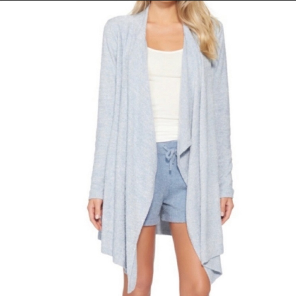 Bare foot dreams cozychic lite waterfall cardigan